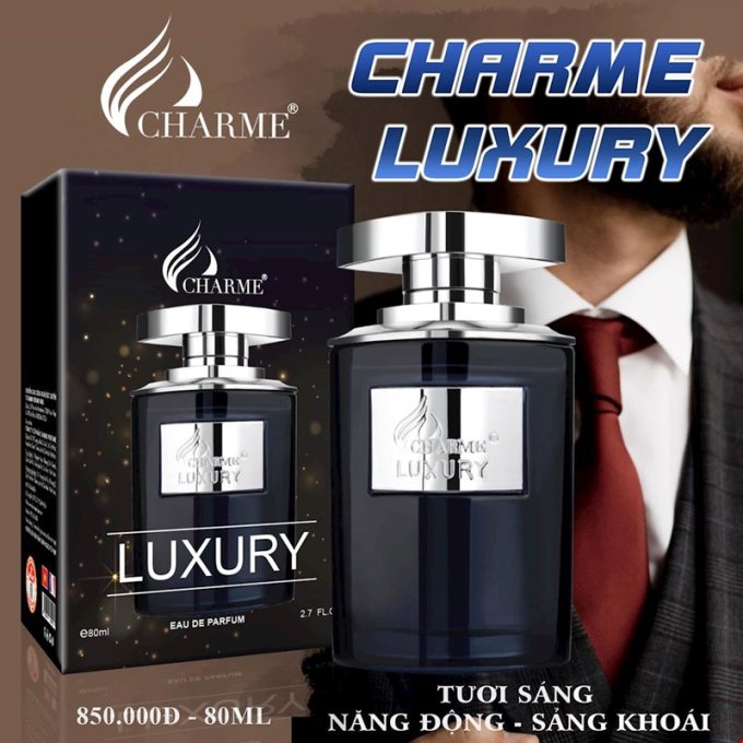 Nước Hoa Nam Charme Luxury 80ml – EDP – Sang Trọng, Lịch Lãm