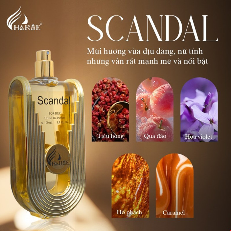 Nước Hoa Nữ Charme Scandal 100ml – Sành Điệu, Sang Chảnh