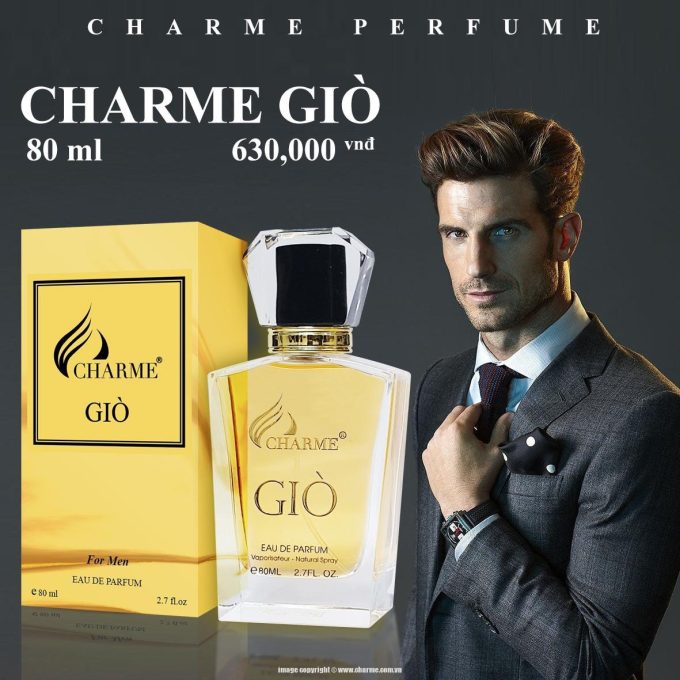 Nước Hoa Nam Charme Giò 80ml EDP – Cam Kết Chính Hãng