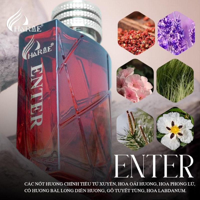 Nước Hoa Nam Charme Enter 100ml – Mạnh Mẽ, Đẳng Cấp