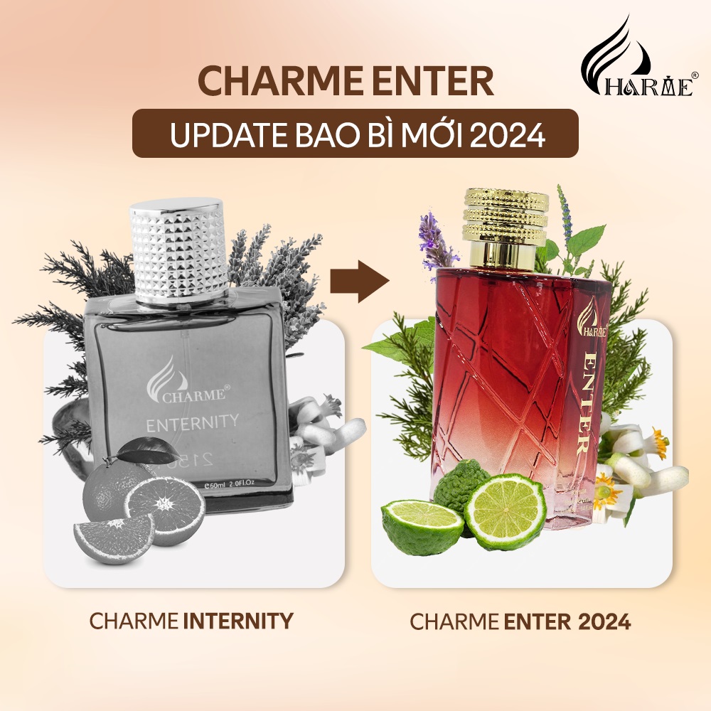 Nước Hoa Nam Charme Enter 100ml – Mạnh Mẽ, Đẳng Cấp