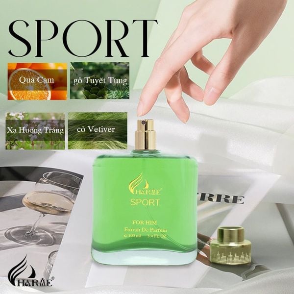 Nước Hoa Nam Charme Sport 100ml | Lưu Hương Lâu 8-12 Giờ